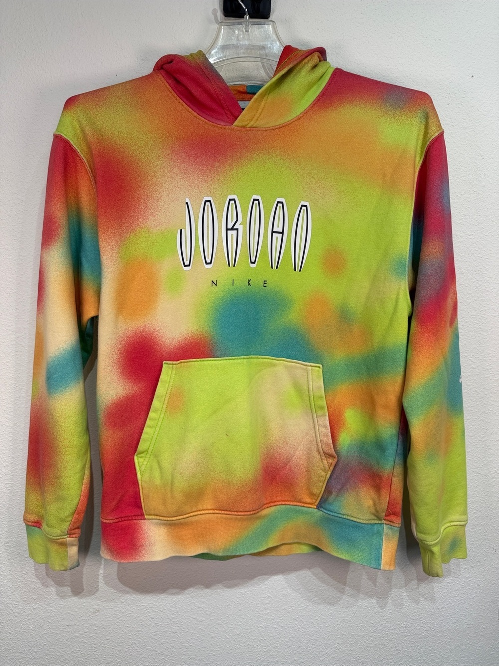 Men's Nike Air Jordan Flight MVP Fleece "Tie-Dye" Hoodie size Small - Picture 5 of 12